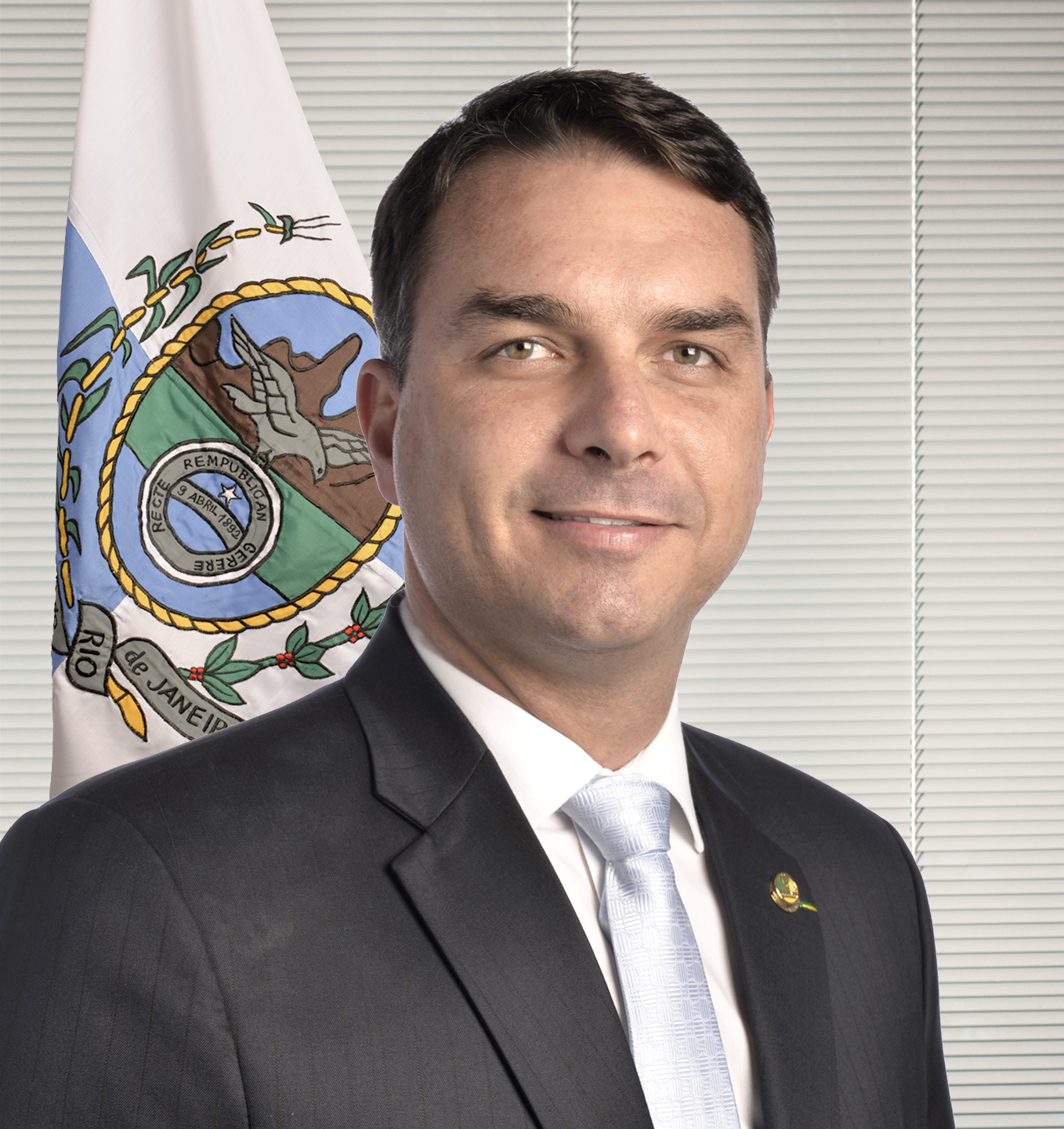Foto oficial do senador Flávio Bolsonaro.