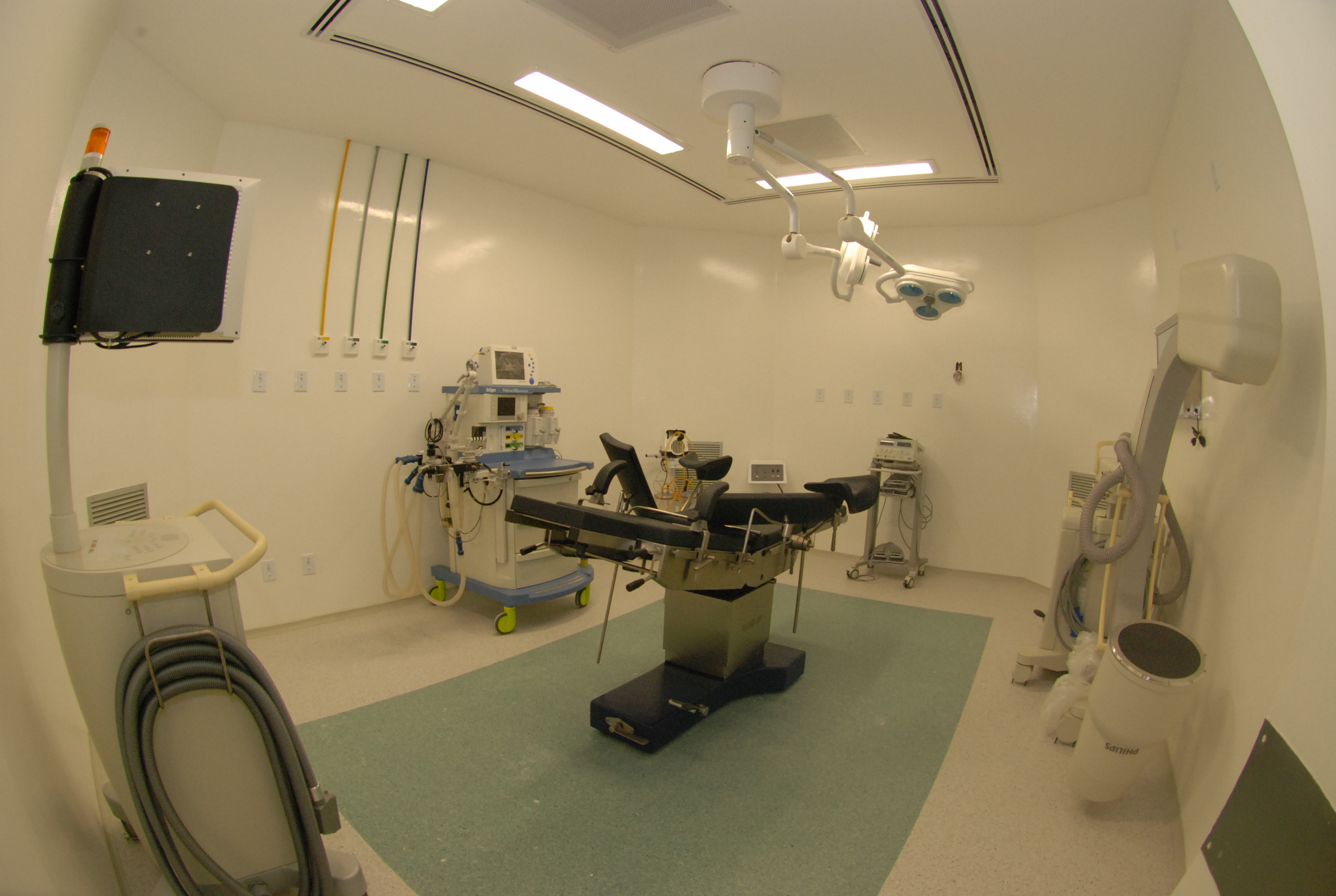 Sala de cirurgia de um hospital público do SUS.