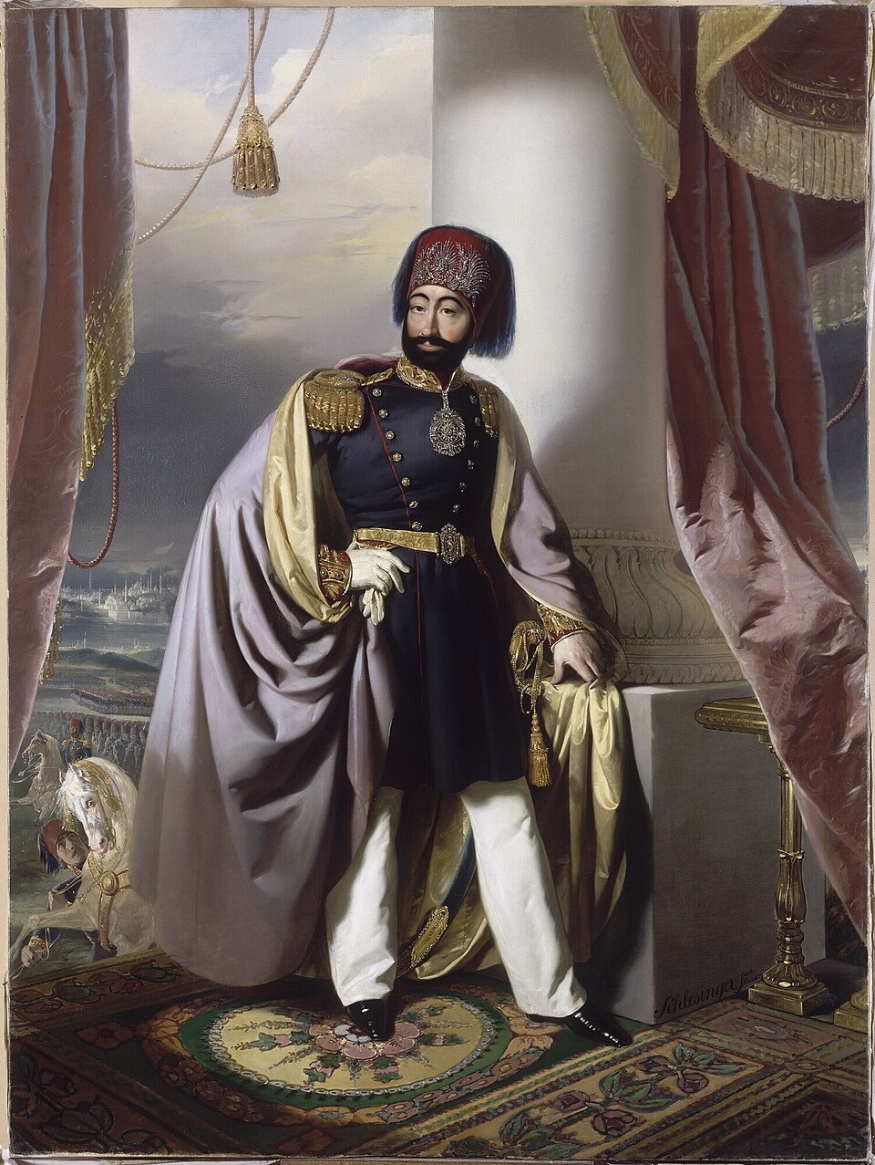 Retrato do sultão otomano Mahmud II.