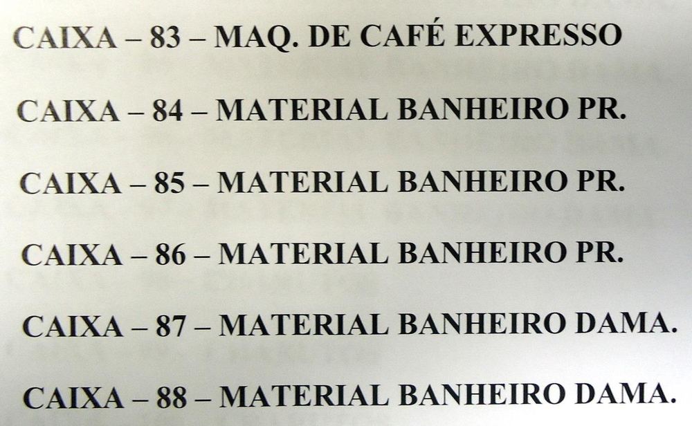 Figuras 87 e 88 do Laudo 0392/2016 da Polícia Federal — Imagens de inscrições da referida relação.