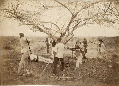 Prisão de jagunços em Canudos, 1897