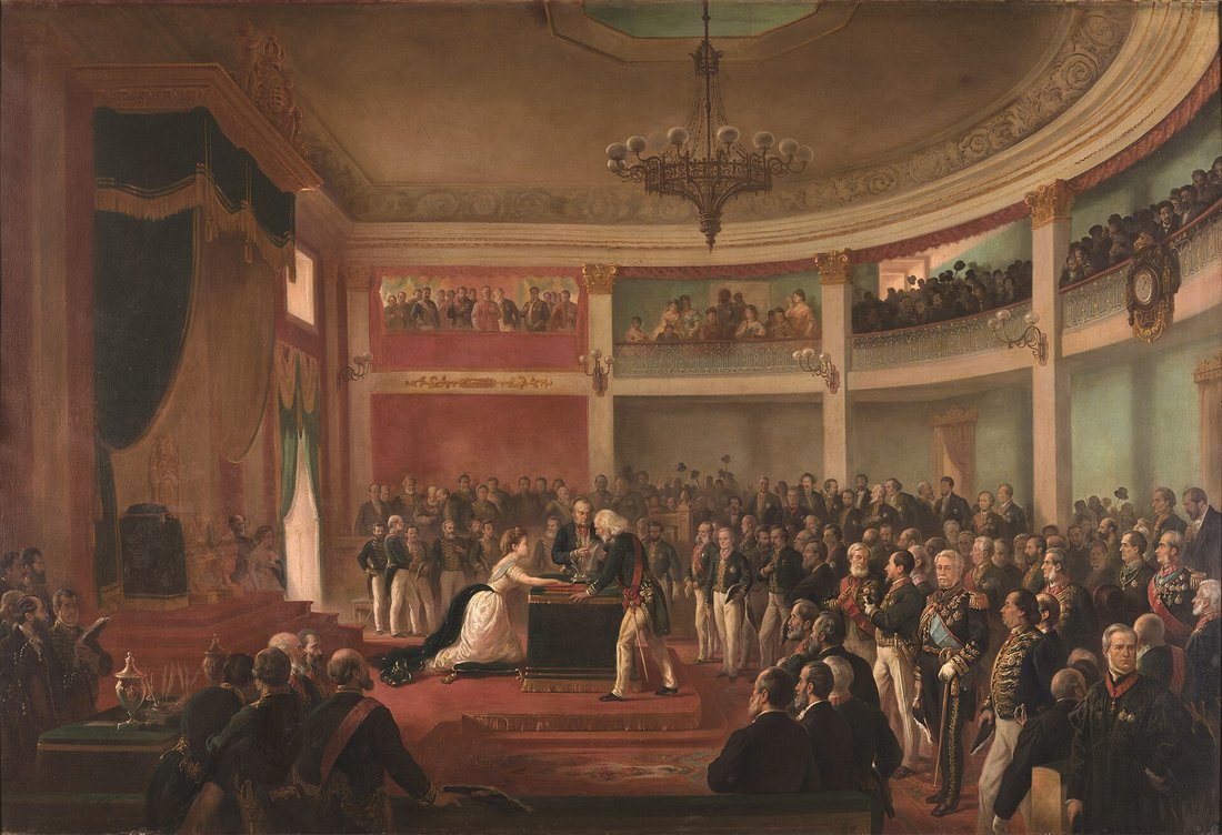 Pintura 'Juramento da Princesa Isabel', de Victor Meirelles (1875)